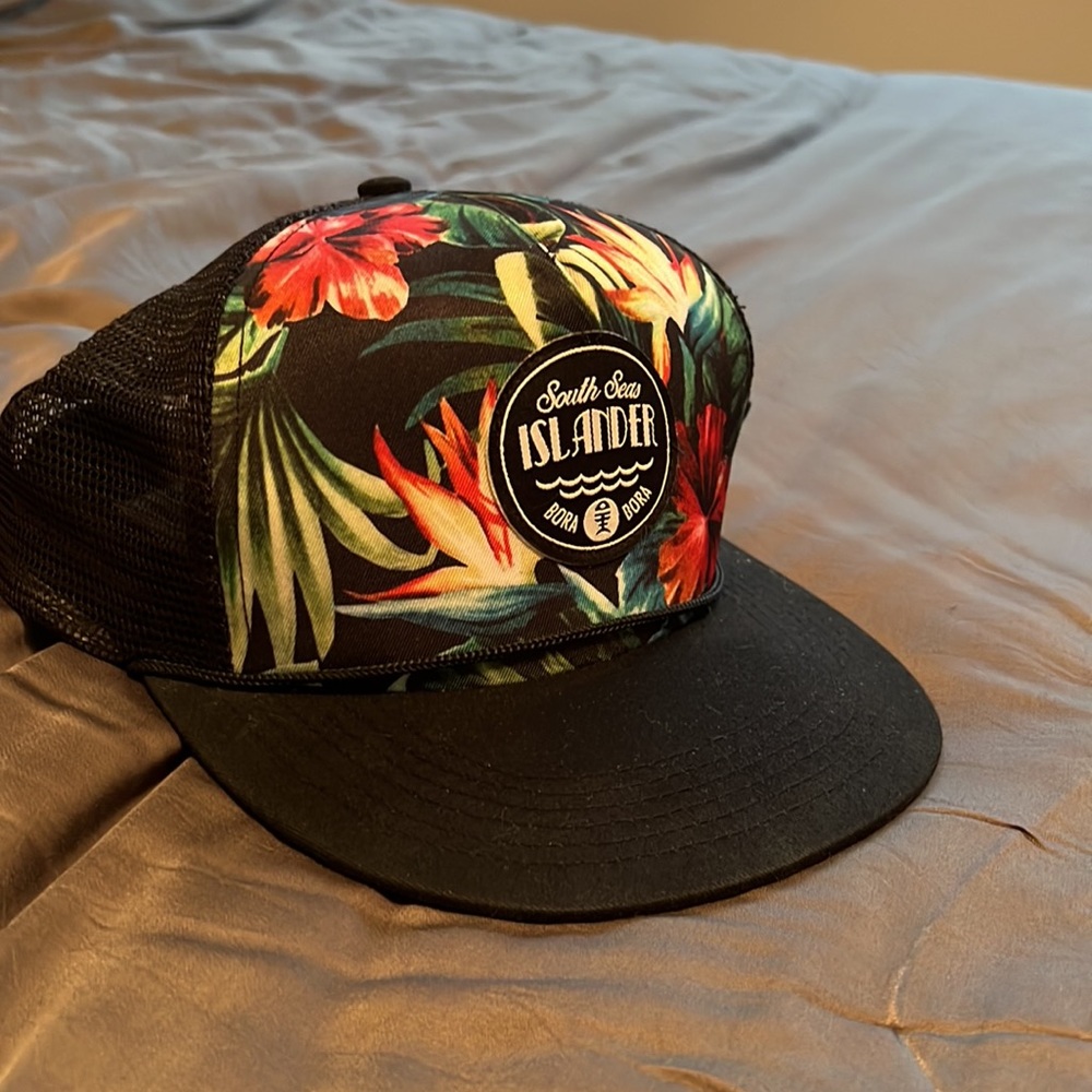 Badeball cap - Polynesian flowers